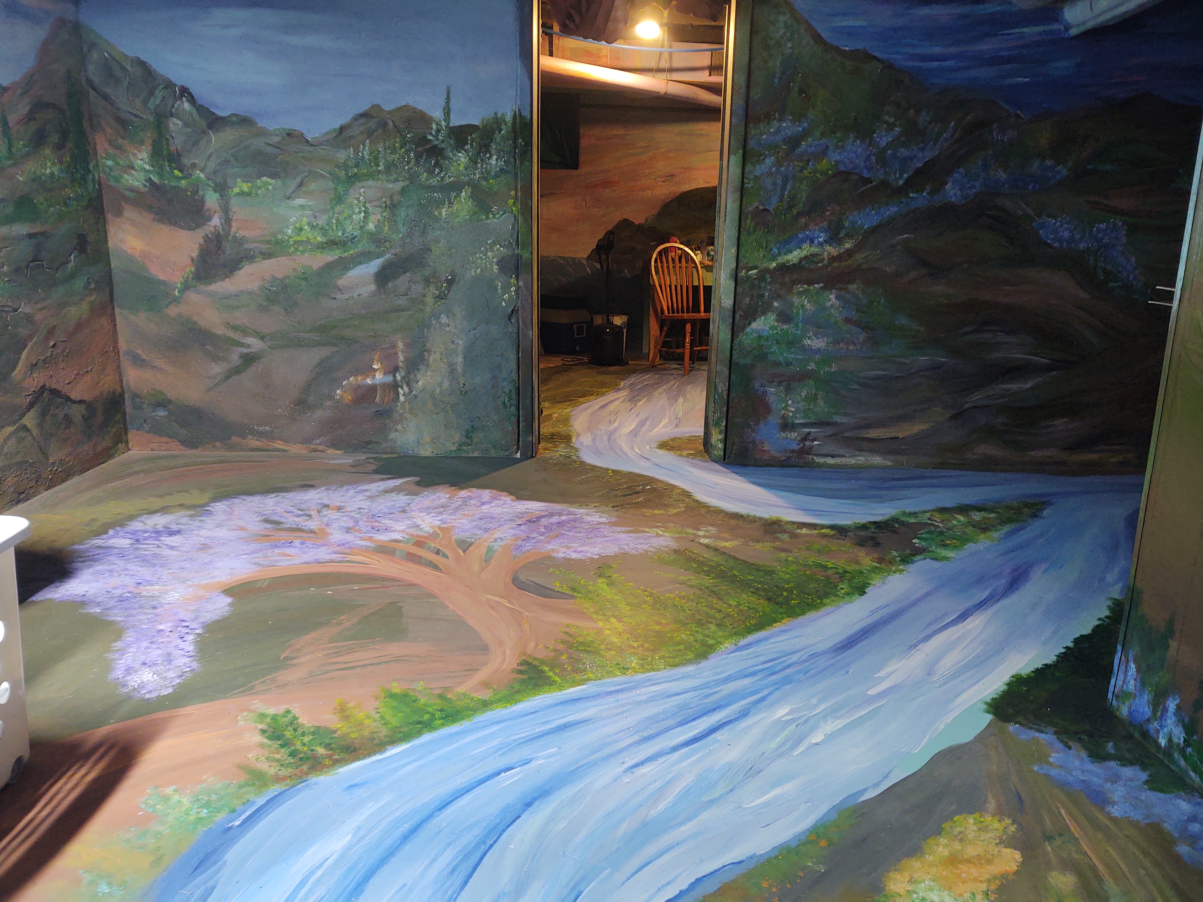 Basement mural detail